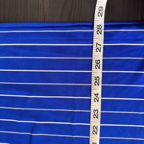 Under Armour Polo Shirt Men Small Loose Fit Heat Gear Stripe Golf Business NEW - Picture 9 of 10
